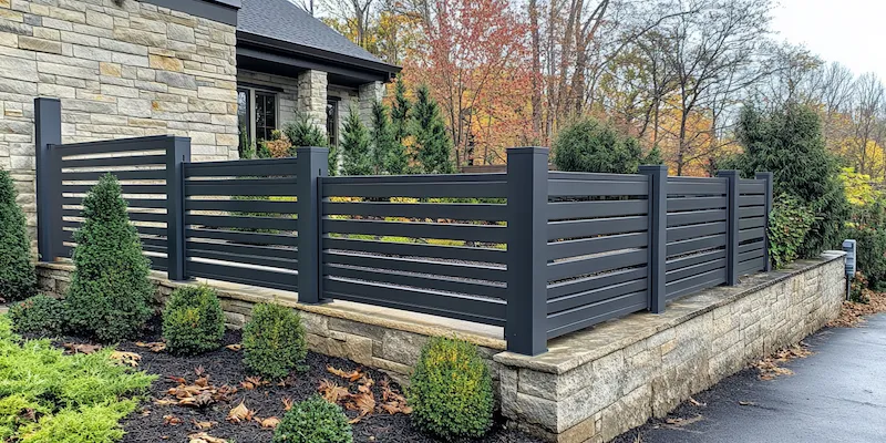 Alu Sichtschutzzaun aus Polen