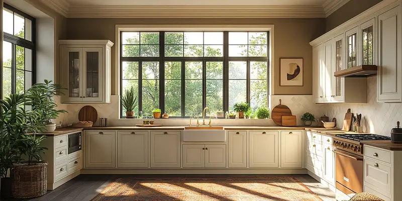 Co na ścianę między meble kuchenne?