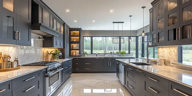 Czerwone meble kuchenne jakie ściany?