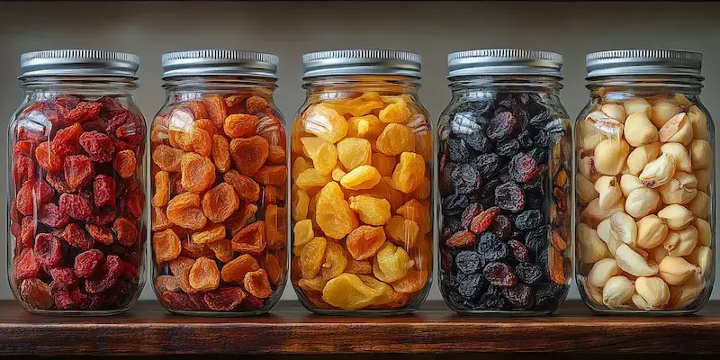 Ile cukru maja suszone owoce?